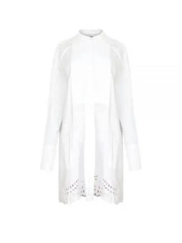 Rehana Cotton Short Dress White - ISABEL MARANT - BALAAN 2