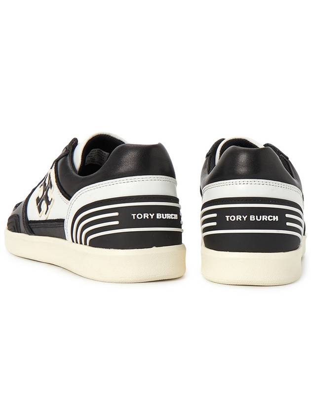 Clover Court Low Top Sneakers Purity Perfect Black - TORY BURCH - BALAAN 7