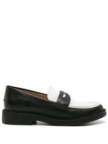 Logo Plaque Loafer Black - MICHAEL KORS - BALAAN 1