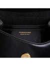 Geometric Handbag Cross Bag Black - SALVATORE FERRAGAMO - BALAAN 9