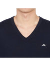 Golf Lymann V Neck Knit Top Navy - J.LINDEBERG - BALAAN 7