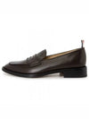 Grosgrain Loop Trim Loafers Brown - THOM BROWNE - BALAAN 2