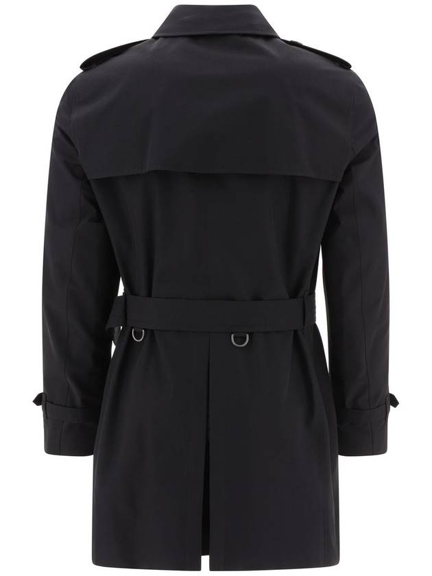 Short Wimbledon Trench Coat Black - BURBERRY - BALAAN 4