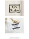 Logo Patch Hoodie White - ACNE STUDIOS - BALAAN 6