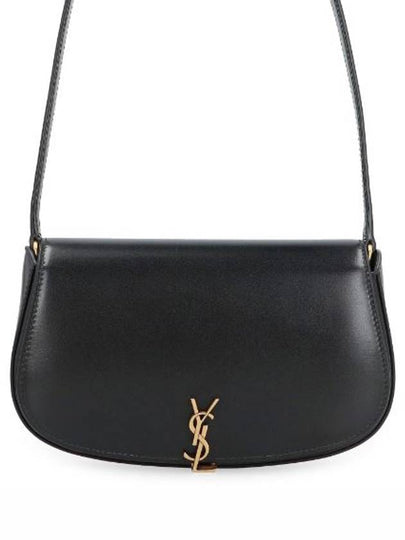 Voltaire Box Half-moon Shoulder Bag Black - SAINT LAURENT - BALAAN 2