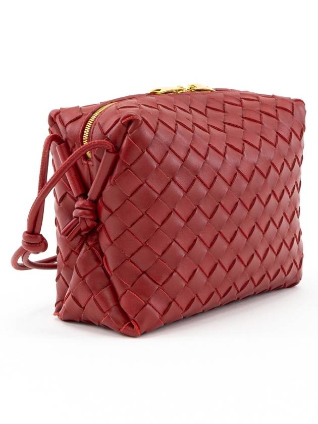 Loop Intrecciato Weaving Small Cross Bag Apple Candy - BOTTEGA VENETA - BALAAN 3