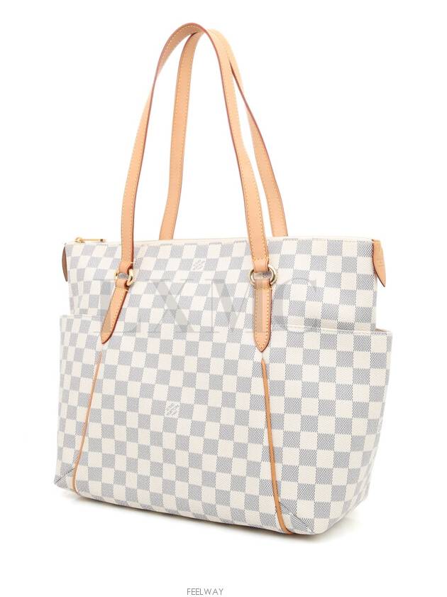 Damier Azur Totally MM Shoulder Bag N51262 - LOUIS VUITTON - BALAAN 2