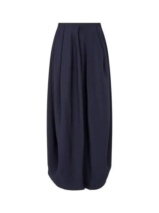 Women s Silk Slit Maxi Skirt Navy - GIORGIO ARMANI - BALAAN 1