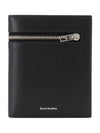 11Th Anniversary Signature Logo 3-Fold Half Wallet Black - ACNE STUDIOS - BALAAN 3