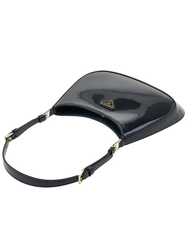 Cleo Patent Leather Shoulder Bag Black - PRADA - BALAAN 6