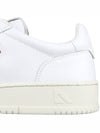 Medalist Leather Low Top Sneakers White - AUTRY - BALAAN 7