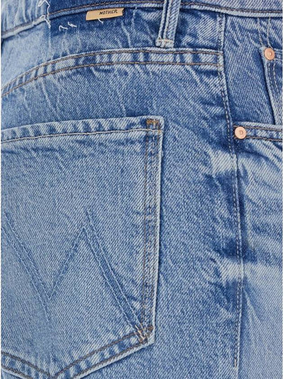 'The Kick It' Light Blue Straight Jeans In Denim Woman - MOTHER - BALAAN 2