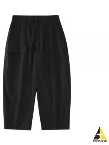 24 HOWSE PATCH POCKET PANT BLACK 1141 pants - STUDIO NICHOLSON - BALAAN 1