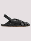 Men's Alfie Slippers Black - BOTTEGA VENETA - BALAAN.