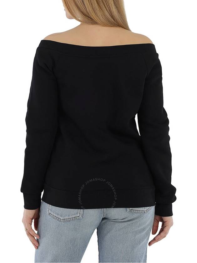 Philipp Plein Ladies Black/Multi Crystal Cotton Jersey Sweatshirt, Size Small - PHILIPP PLEIN - BALAAN 3