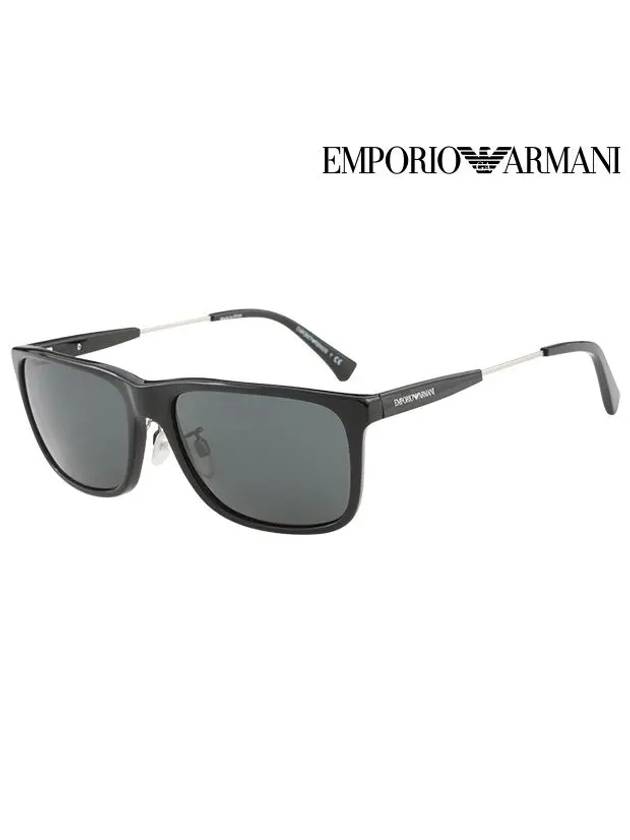 Sunglasses EA4151F 5001 87 Square Men Women - EMPORIO ARMANI - BALAAN 2