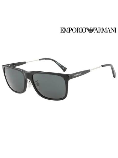 Sunglasses EA4151F 5001 87 Square Men Women - EMPORIO ARMANI - BALAAN 1