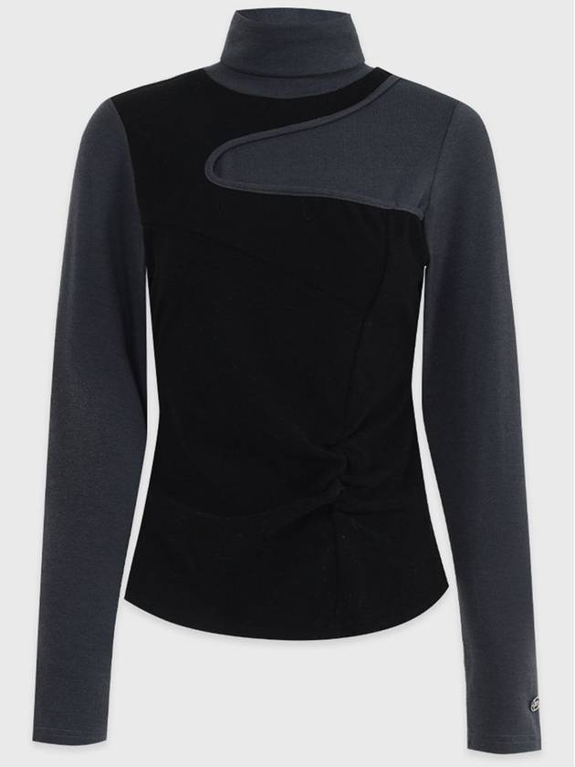 blended slim turtleneck tee - MICANE - BALAAN 6