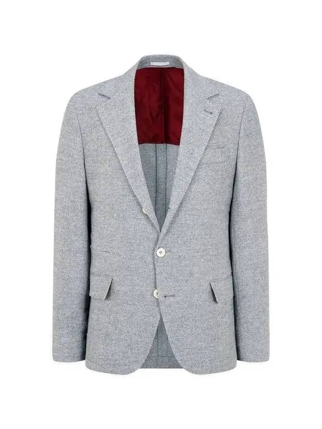 Men s soft no cheat single jacket gray 271191 - BRUNELLO CUCINELLI - BALAAN 1