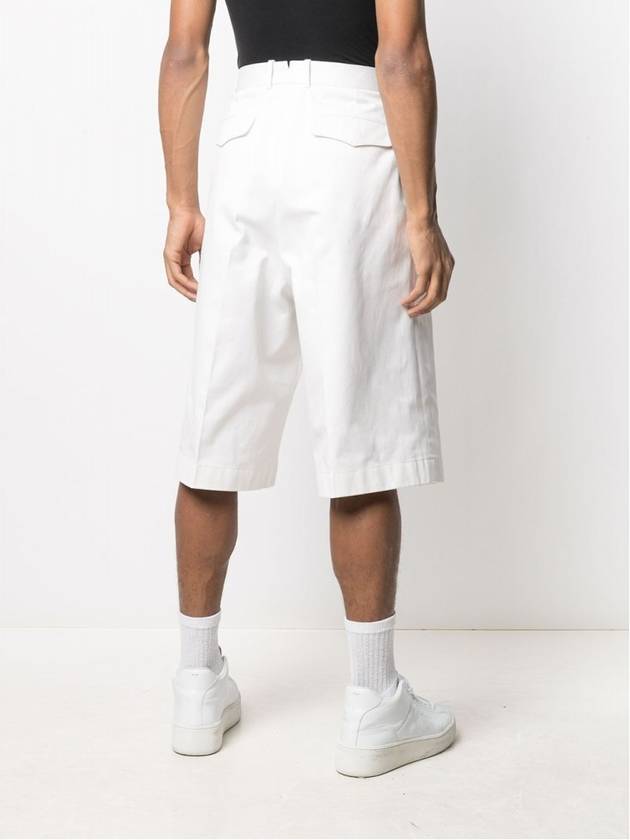 tailored bermuda shorts white - ALEXANDER MCQUEEN - BALAAN 3