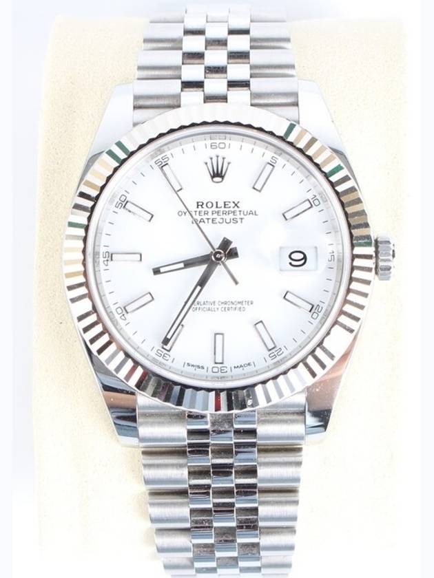 Rolex Datejust 41 White Plate Bindex 20 Years - ROLEX - BALAAN 3