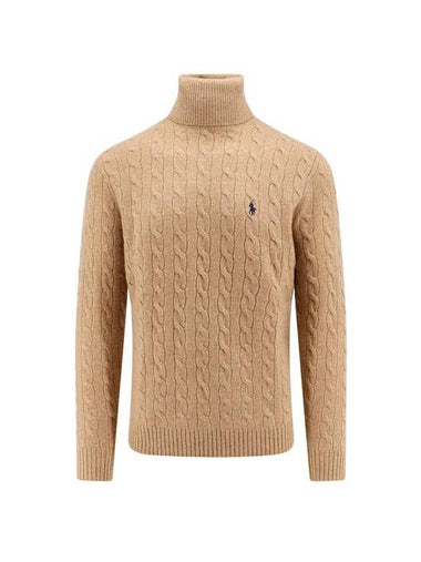 WOOL CASHMERE SWEATER WITH FRONTAL LOGO 710876836006 B0651227403 - POLO RALPH LAUREN - BALAAN 1