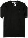 Men s Heart Wappen Black Short Sleeve T Shirt AZ T064 051 1 - COMME DES GARCONS - BALAAN 2