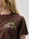 Soluv Logo Cuffed Half Sleeve T Shirt_Brown - SORRY TOO MUCH LOVE - BALAAN 2