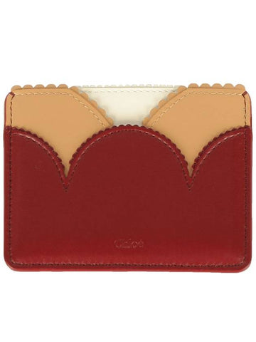 Linda Card Wallet Dark Ruby - CHLOE - BALAAN 1