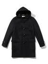 Tteokbokki Wool Duffel Coat Black - SAINT LAURENT - BALAAN 2