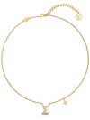 LV Iconic Crystal Necklace Gold - LOUIS VUITTON - BALAAN 2