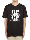 30/1 Jersey Graphic Short Sleeve T-Shirt Black - CP COMPANY - BALAAN 2