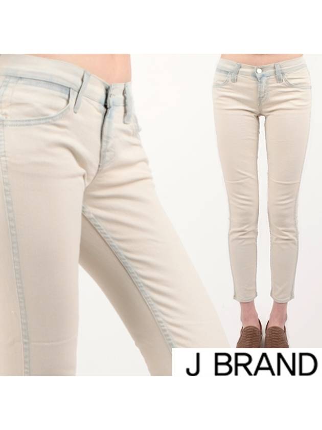 Low Rise Crop Allegra BEIGE 9225C032 - J BRAND - BALAAN 1