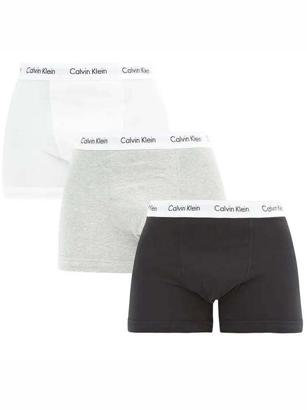 Calvin Klein Underwear 3Pack Logo Stretch Cotton Jersey Boxer Trunks - CALVIN KLEIN - BALAAN 1