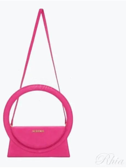 Le Sac Rond Circle Purse Tote Bag Dark Pink - JACQUEMUS - BALAAN 2