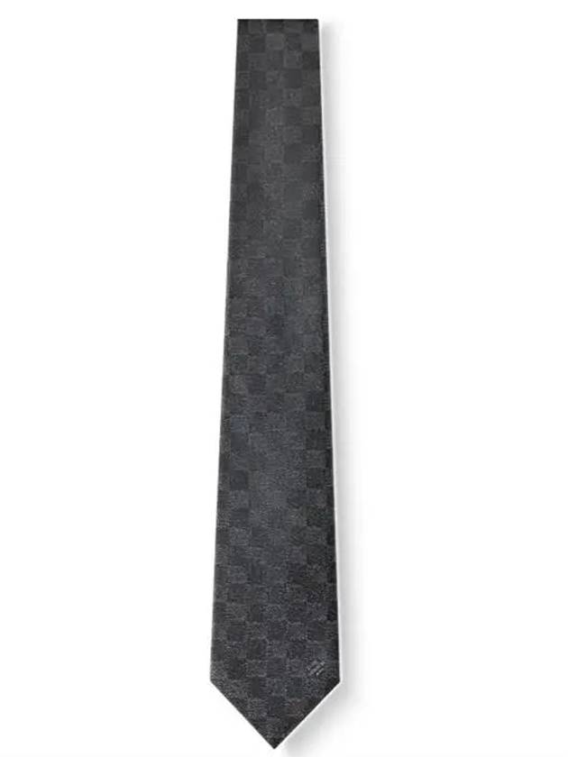 Damier Classic Tie Black - LOUIS VUITTON - BALAAN 2