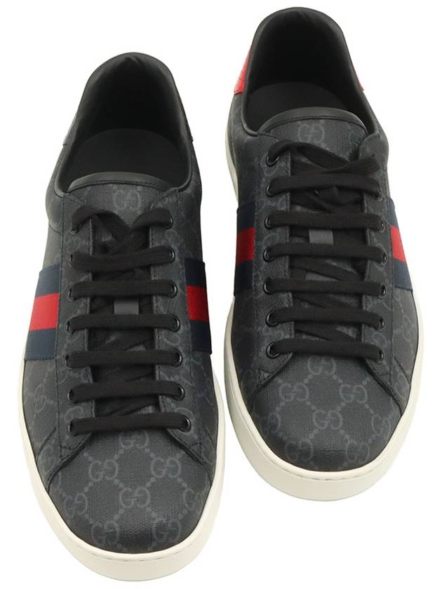 Black Soft GG Supreme Canvas WEB Ace Men s Sneakers 10 429445 - GUCCI - BALAAN 1