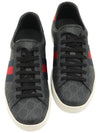 Black Soft GG Supreme Canvas WEB Ace Men s Sneakers 10 - GUCCI - BALAAN 1