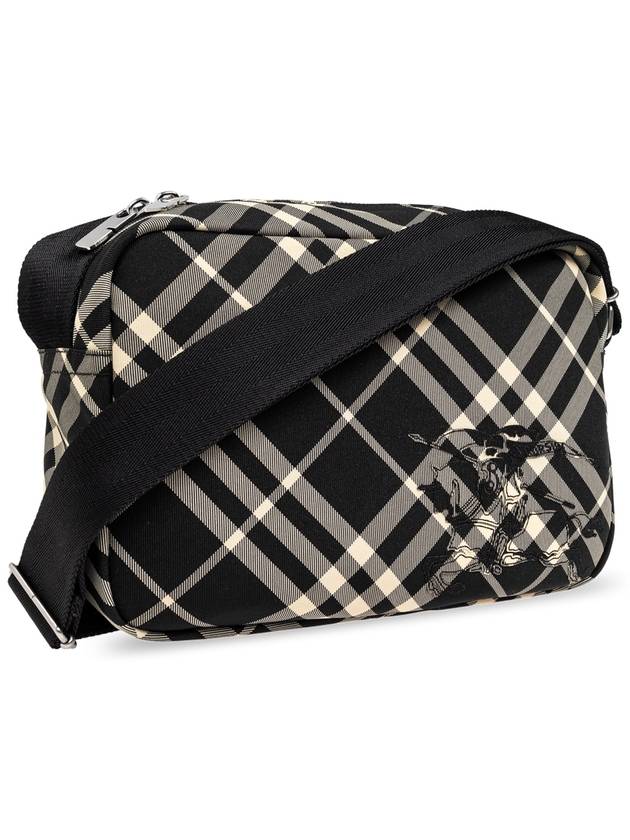 EDK Applique Check Cross Bag Black - BURBERRY - BALAAN 5