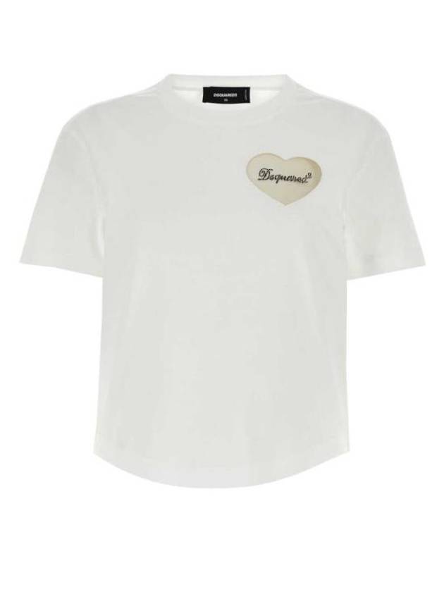 long sleeve t-shirt S75GD0382S24662 100 WHITE - DSQUARED2 - BALAAN 1