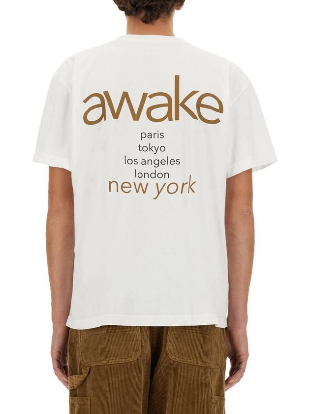 T-SHIRT WITH LOGO - AWAKE NY - BALAAN 4