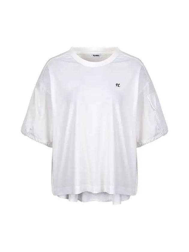 Volume sleeve blouse t-shirt MW3AE112 - P_LABEL - BALAAN 8