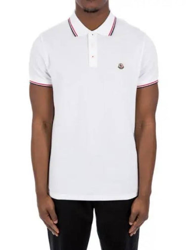 8A70300 84556 001 Logo Patch Polo Shirt - MONCLER - BALAAN 1