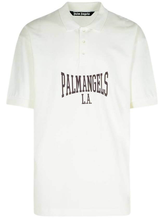 Palm Angels T-shirts and Polos White - PALM ANGELS - BALAAN 1