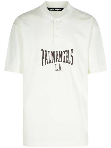 Palm Angels T-shirts and Polos White - PALM ANGELS - BALAAN 1