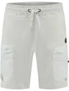 Men's Logo Patch Cargo Bermuda Shorts Grey - PARAJUMPERS - BALAAN 1