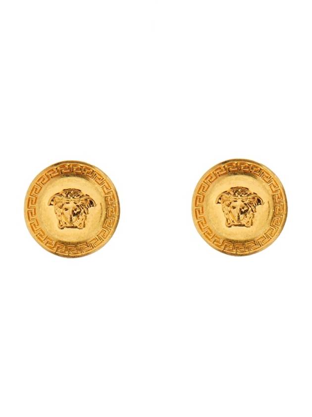 Greca Medusa Earrings Gold - VERSACE - BALAAN 3