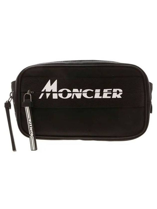 logo belt bag black - MONCLER - BALAAN.
