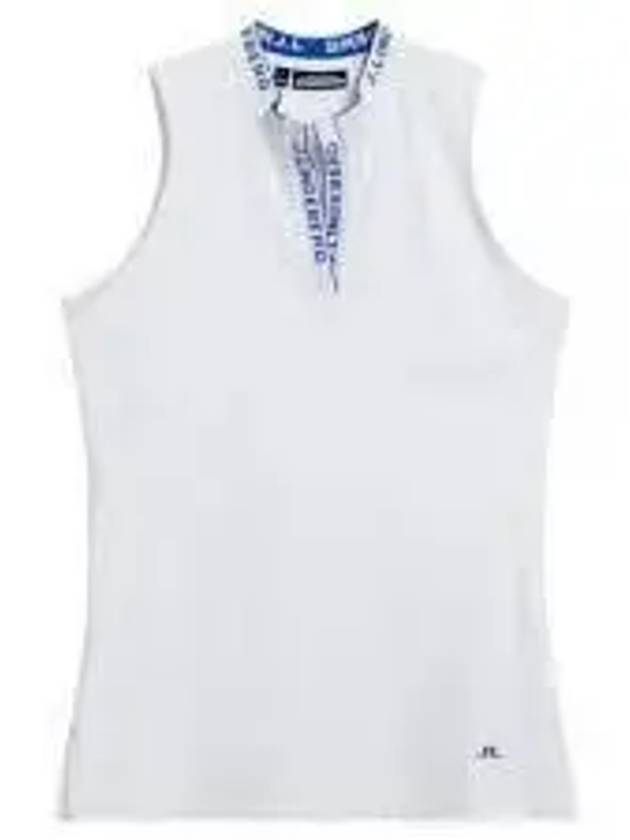 Leya Logo Tape Sleeveless White - J.LINDEBERG - BALAAN 2