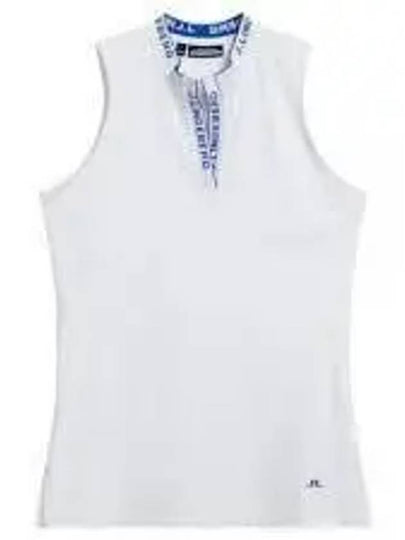 Leya Logo Tape Sleeveless White - J.LINDEBERG - BALAAN 2